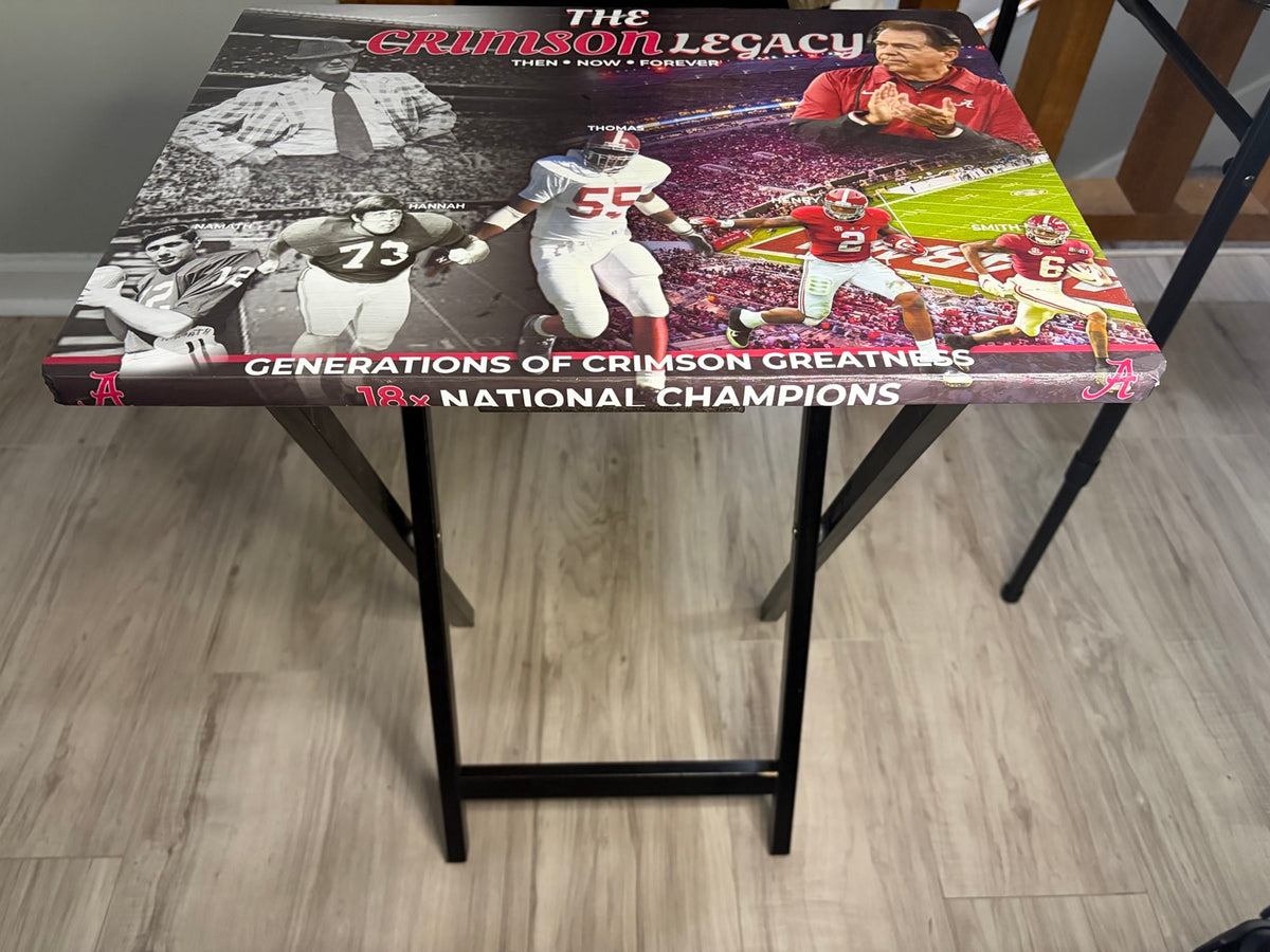 Custom Personalized Sports Tray Table | Game Day Fan Gift