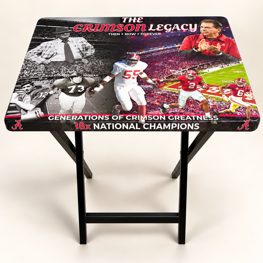 Custom Personalized Sports Tray Table | Game Day Fan Gift